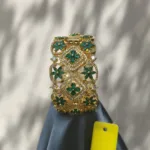 Emerald green bracelet