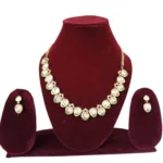 Kundan set with Green hint