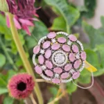 Black polish adjustable ring