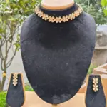 Golden flower Kundan Set