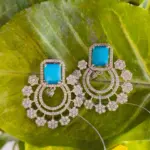 Azure Bloom Diamond Earrings