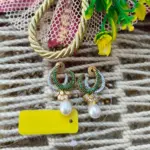 Emerald Pearl Chandbali